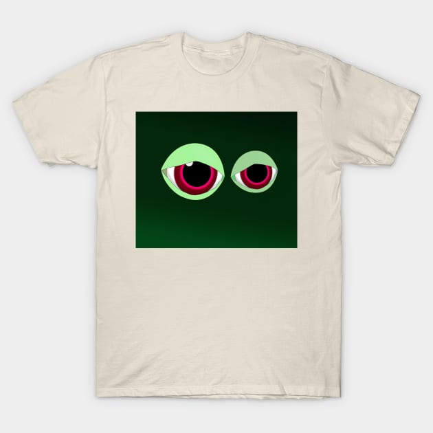 Red Eyes T-Shirt by momomoma